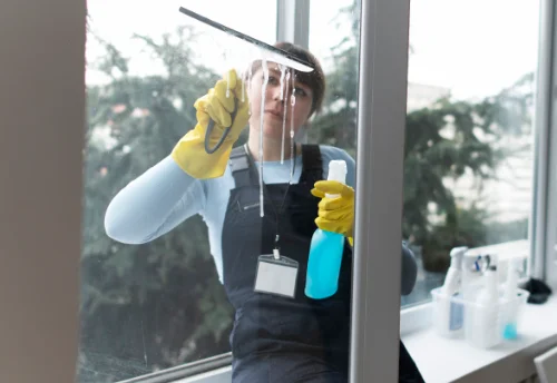 Nettoyage de vitres intérieures et extérieures à la Selle-la-Forge